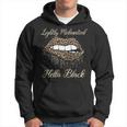 Womens Lightly Melanated Hella Black Pride Womens V Neck Men Hoodie