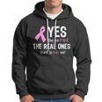 Yes Theyre Fake Funny Breast Cancer Tshirt Hoodie