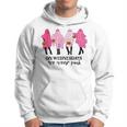 Breast Cancer On Wednesday We Wear Pink Ghost Halloween Men Hoodie
