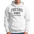 Fresno California Ca Vintage Sports Design Black Design Hoodie