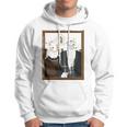 Funny American Gothic Cat Parody Ameowican Gothic Graphic Hoodie