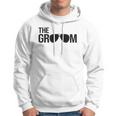 Mens The Groom Bachelor Party Cool Sunglasses White Hoodie