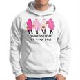 On Wednesday We Wear Pink Ghost Halloween Breast Cancer Men Hoodie