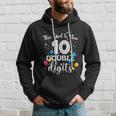 10Th Birthday Funny Gift Funny Gift This Girl Is Now 10 Double Digits Gift Hoodie Gifts for Him