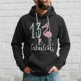 13Th Birthday Flamingo Outfit Girls 13 Year Old Bday Hoodie Gifts for Him