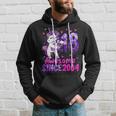 18 Years Old Unicorn Flossing 18Th Birthday Girl Unicorn Hoodie Gifts for Him