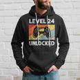 24Th Birthday 24 Year Old Level Unlocked Hoodie Gifts for Him