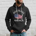 4Th Of July God Bless America Map Flag Patriotic Religious Gift Hoodie Gifts for Him