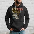 50 Years Old Vintage Legend Since July 1972 50Th Birthday Hoodie Gifts for Him