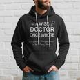 A Wise Doctor Once Wrote Medical Doctor Handwriting Funny Tshirt Hoodie Gifts for Him