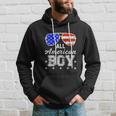 All American Boy 4Th Of July Boys Kids Sunglasses Hoodie Gifts for Him