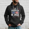 All American Funny Nurse 4Th Of July Patriotic Hoodie Gifts for Him