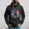 American Flag Meowica 4Th Of July Cat Hoodie Gifts for Him