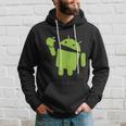 Android Eats Apple Funny Nerd Computer Tshirt Hoodie Gifts for Him