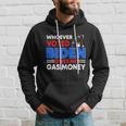 Anti Joe Biden Funny Whoever Voted Biden Owes Me Gas Money Hoodie Gifts for Him