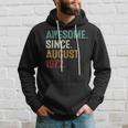 Awesome Since August 1972 50 Years Old 50Th Birthday  Hoodie Gifts for Him