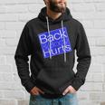 Back And Body Hurts Blue Logo Hoodie Gifts for Him