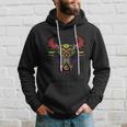 Bull Silhouette Head And Horns Hoodie Gifts for Him