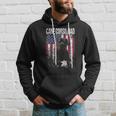 Cane Corso Dad With Proud American Flag Dog Lover Men Hoodie Gifts for Him