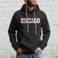 Chicago Flag Star Logo Hoodie Gifts for Him