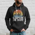 Comin In Hot Pontoon Boat Funny Boating Lake For Dad Hoodie Gifts for Him