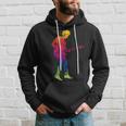 Cool Colorful Music Guitar Guy Hoodie Gifts for Him