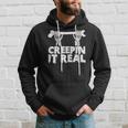 Creep It Real Skeleton Funny Halloween Hoodie Gifts for Him