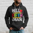Cute Hello Fifth Grade Outfit Happy Last Day Of School Funny Gift Hoodie Gifts for Him
