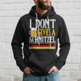 I Dont Give A Schnitzel German Beer Wurst Oktoberfest Men Hoodie Gifts for Him