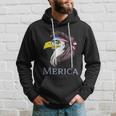 Eagle With A Mullet Merica 4Th Of July Usa American Flag Gift Hoodie Gifts for Him