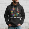 Free Mom Hugs Daisy Lgbt Pride Month Hoodie Gifts for Him