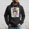 Funny 4Th Grade Vibes Messy Bun Back To School Kids Girls Hoodie Gifts for Him