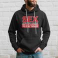 Funny Rude Sex Is Not The Answer Hoodie Gifts for Him