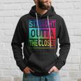 Gay Pride Straight Outta The Closet Tshirt Hoodie Gifts for Him