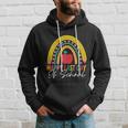Happy Last Day Of School Rainbow Teacher Student Graduation Cute Gift Hoodie Gifts for Him