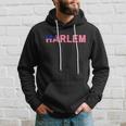 Harlem Texted Based _ American Flag Design Hoodie Gifts for Him