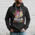 Hello 2Nd Grade Back To School Team Second Grade Hoodie Gifts for Him