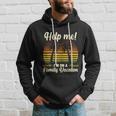 Help Me Im On A Family Vacation Retro Vintage Beach Summer Vacation Hoodie Gifts for Him