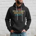 I Like Board Games And Maybe 3 People Funny Game Lover Retro Hoodie Gifts for Him