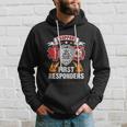 I Support First Responders Firefighter Nurse Police Officer Hoodie Gifts for Him