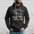 I Survived My Wifes Phd Dissertation For Husband Hoodie Gifts for Him