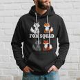 Ironic Fox Squad Nature Forest Animal Men Hoodie Gifts for Him