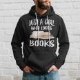 Just A Girl Who Loves Books Readers Hoodie Gifts for Him