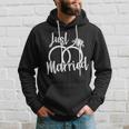 Just Married Ring Logo Hoodie Gifts for Him