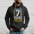 Kids 7Th Birthday Gift 7 Years Old Vintage Retro 84 Months Hoodie Gifts for Him
