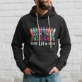 Livin That 2Nd Grade Life Cray On Back To School First Day Of School Hoodie Gifts for Him