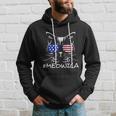 Meowica Glassess American Flag 4Th Of July Cat Day Hoodie Gifts for Him