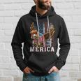 Merica Bald Eagle Mullet 4Th Of July American Flag Patriotic Meaningful Gift Hoodie Gifts for Him