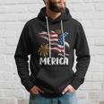 Merica Bald Eagle Mullet Cute Funny Gift 4Th Of July American Flag Meaningful Gi Hoodie Gifts for Him