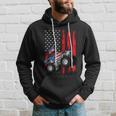 Monster Truck American Flag Racing Usa Patriotic Hoodie Gifts for Him